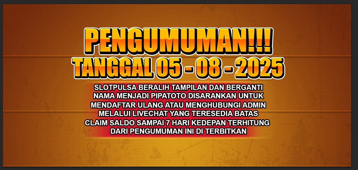PENGUMUMAN SLOTPULSA